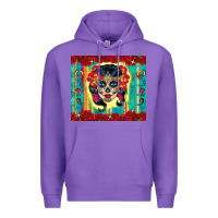 Purple sugar skull tumbler 3 Premium Hoodie - CTS Tumbler Store