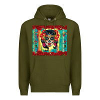 Army Green sugar skull tumbler 3 Premium Hoodie - CTS Tumbler Store