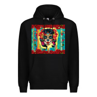 Black sugar skull tumbler 3 Premium Hoodie - CTS Tumbler Store