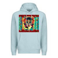 Blue Mist sugar skull tumbler 3 Premium Hoodie - CTS Tumbler Store
