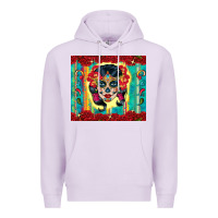 Lilac sugar skull tumbler 3 Premium Hoodie - CTS Tumbler Store