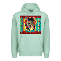 Seafoam sugar skull tumbler 3 Premium Hoodie - CTS Tumbler Store