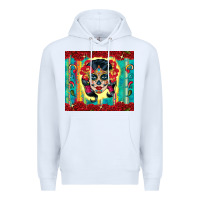 White sugar skull tumbler 3 Premium Hoodie - CTS Tumbler Store