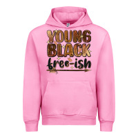 Fuchsia Pink Young black free-ish Urban Hoodie - Zillion Design Studio