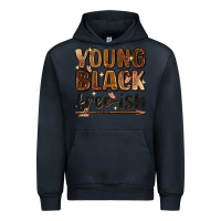 Navy Young black free-ish Urban Hoodie - Zillion Design Studio
