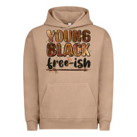 Pigment Burro Young black free-ish Urban Hoodie - Zillion Design Studio