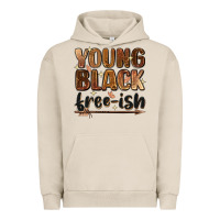 Pigment French Oak Young black free-ish Urban Hoodie - Zillion Design Studio