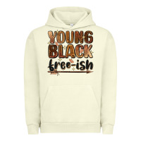 Pigment Pistachio Young black free-ish Urban Hoodie - Zillion Design Studio