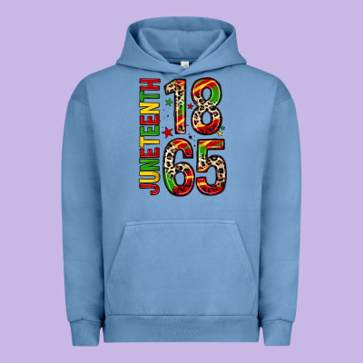 1865 Juneteenth Urban Hoodie Designed By Zillion Design Studio