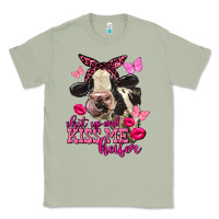 Matcha Valentine's Day Shut Up And Kiss Me Heifer Holstein Cow Classic Tee - FaDigitalArtStudio
