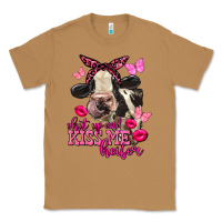 Toasted Coconut Valentine's Day Shut Up And Kiss Me Heifer Holstein Cow Classic Tee - FaDigitalArtStudio