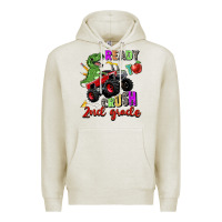 Oatmeal Heather ready to crush 2nd grade Premium Hoodie - Zillion Design Studio