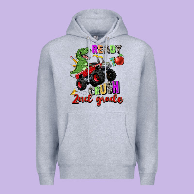 Ready To Crush 2nd Grade Premium Hoodie Designed By Zillion Design Studio