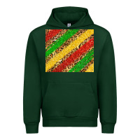 Foreset Green African colors leopard Urban Hoodie - Zillion Design Studio