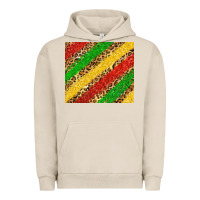Pigment French Oak African colors leopard Urban Hoodie - Zillion Design Studio