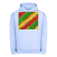 Pigment Grape Ice African colors leopard Urban Hoodie - Zillion Design Studio