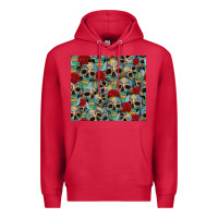 Cardinal sugar skulls roses tumbler 3 Premium Hoodie - CTS Tumbler Store