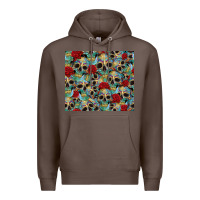 Coffee sugar skulls roses tumbler 3 Premium Hoodie - CTS Tumbler Store