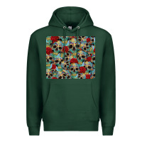 Sports Green sugar skulls roses tumbler 3 Premium Hoodie - CTS Tumbler Store