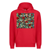 Red sugar skulls roses tumbler 3 Premium Hoodie - CTS Tumbler Store