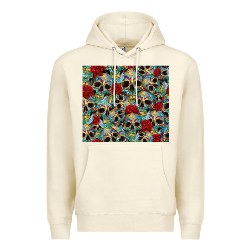 Sugar Skulls Roses Tumbler 3 Premium Hoodie by CTS Tumbler Store | Teevron