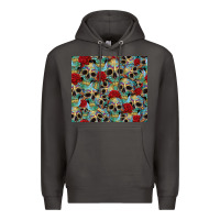 Smoke sugar skulls roses tumbler 3 Premium Hoodie - CTS Tumbler Store