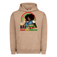 Pigment Burro Bae black and educated Urban Hoodie - Zillion Design Studio