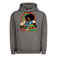 Pigment Tornado Bae black and educated Urban Hoodie - Zillion Design Studio