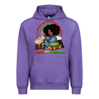 Tulip Bae black and educated Urban Hoodie - Zillion Design Studio