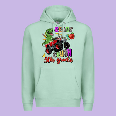 Ready To Crush 3th Grade Premium Hoodie Designed By Zillion Design Studio