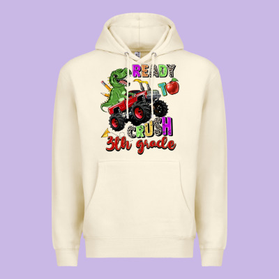 Ready To Crush 3th Grade Premium Hoodie Designed By Zillion Design Studio
