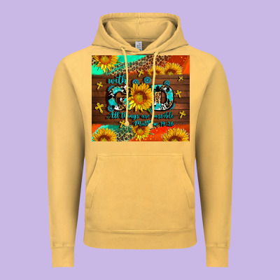 With God All Things Are Possible Vintage Hoodie Designed By Adodesignshop