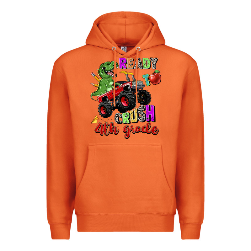 Ready To Crush 4th Grade Premium Hoodie by Zillion Design Studio | Teevron
