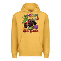 Mustard ready to crush 4th grade Premium Hoodie - Zillion Design Studio
