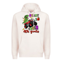 Pale Pink ready to crush 4th grade Premium Hoodie - Zillion Design Studio