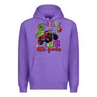 Purple ready to crush 4th grade Premium Hoodie - Zillion Design Studio