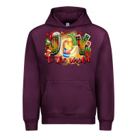 Mauve Wine joy to the world Urban Hoodie - texasbilliewilder