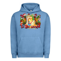 Pigment Pebble Blue joy to the world Urban Hoodie - texasbilliewilder