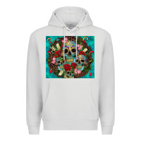 Dove Grey sugar skulls tumbler 3 Premium Hoodie - CTS Tumbler Store