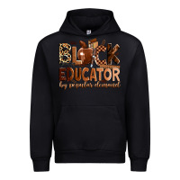 Black Black educator by popular demand Urban Hoodie - Zillion Design Studio