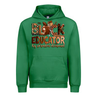 Emerald Black educator by popular demand Urban Hoodie - Zillion Design Studio