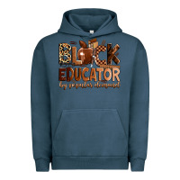 Pigment Midnight Navy Black educator by popular demand Urban Hoodie - Zillion Design Studio