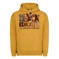 Pigment Peanut Butter Black educator by popular demand Urban Hoodie - Zillion Design Studio