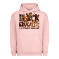 Pigment Salmon Black educator by popular demand Urban Hoodie - Zillion Design Studio