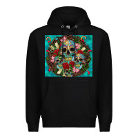 Black sugar skulls tumbler 3 Premium Hoodie - CTS Tumbler Store