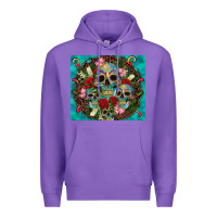 Purple sugar skulls tumbler 3 Premium Hoodie - CTS Tumbler Store