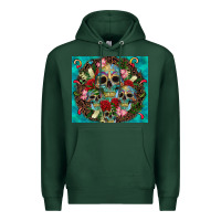 Sports Green sugar skulls tumbler 3 Premium Hoodie - CTS Tumbler Store