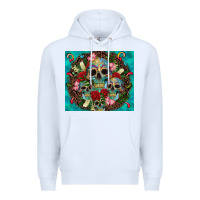 White sugar skulls tumbler 3 Premium Hoodie - CTS Tumbler Store