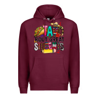 Burgundy taco bout great students Premium Hoodie - CTS Tumbler Store