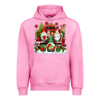 Fuchsia Pink christmas gnome truck Urban Hoodie - texasbilliewilder
